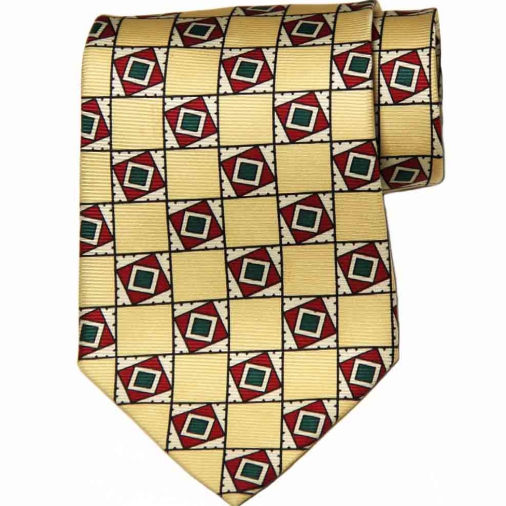 Vintage Tommy Hilfiger Silk Tie Yell…